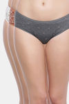 Rosaline Pure Cotton Full Coverage Slim Elastic Panty (Pack of 3)- Blue n Brown — thumbnail 8
